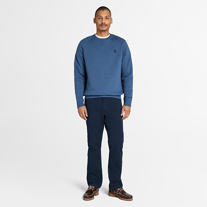 EXETER RIVER Brushed Back Crew Sweatshir