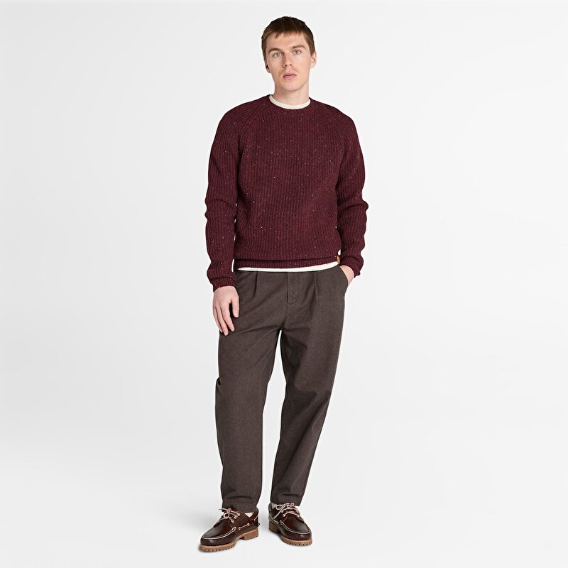 Chunky Yarn Crewneck Sweater