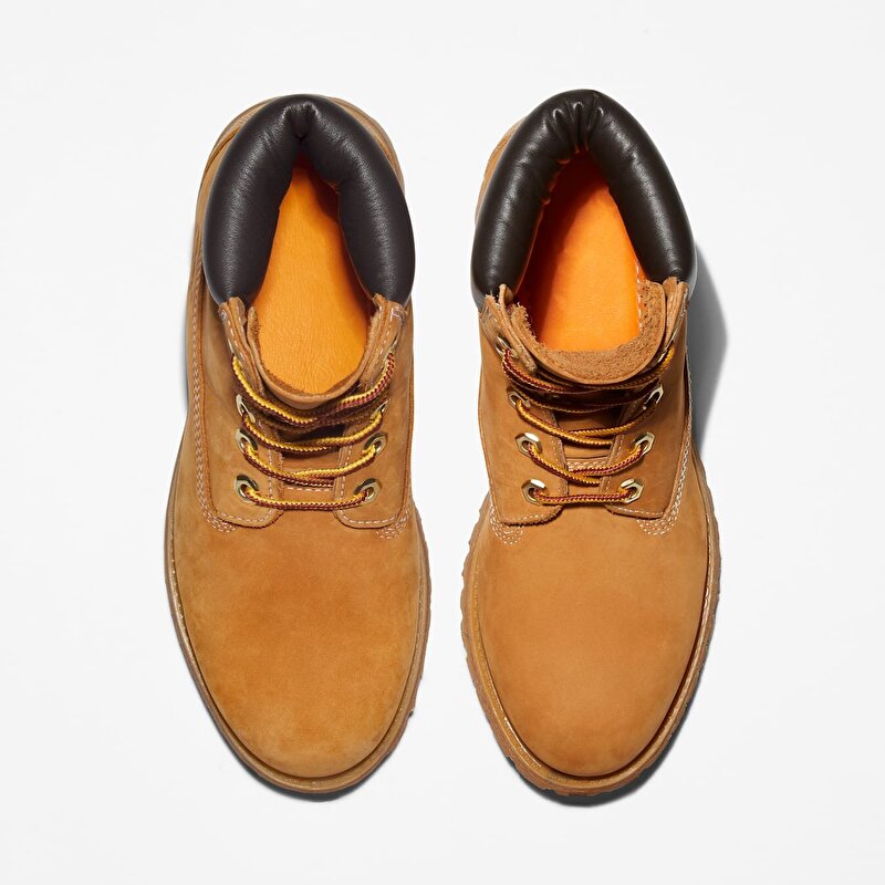 Kadın Sarı Timberland Premium 6 Inch Su Geçirmez Bot