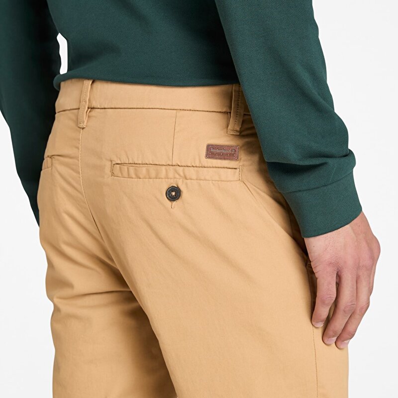 Erkek Sarı Claremont Fitilli Chino Pantolon