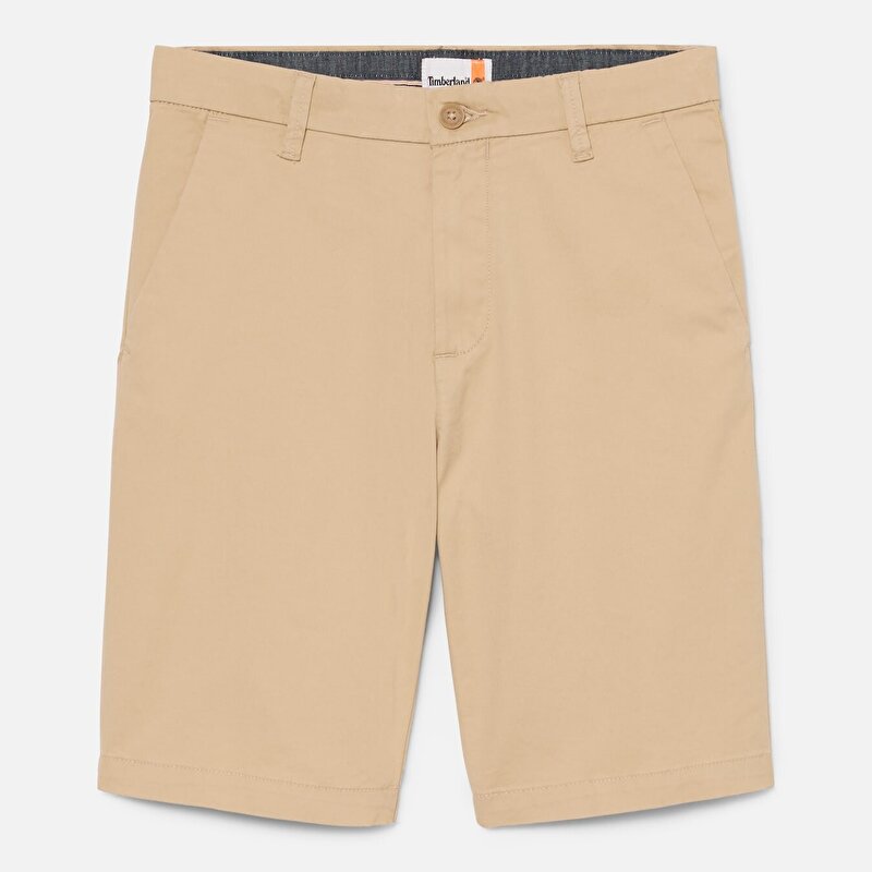 Erkek Bej Claremont Twill Slim Chino Şort