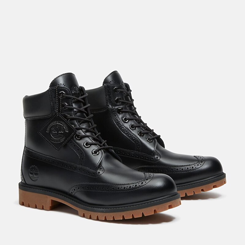 Erkek Siyah Timberland® Premium 6 İnç Su Geçirmez Bot