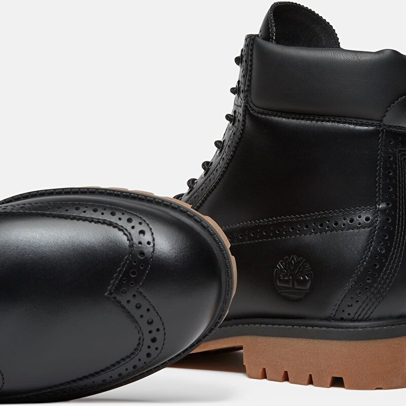 Erkek Siyah Timberland® Premium 6 İnç Su Geçirmez Bot