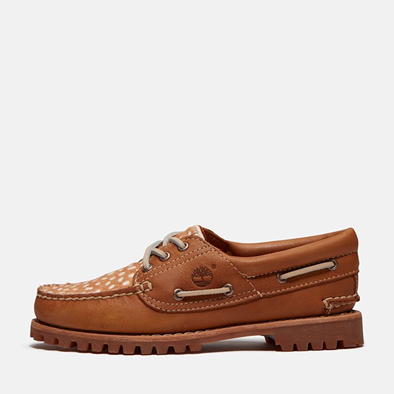 Kadın Kahverengi/Bej Timberland® Authentic 3 Delikli Tekne Ayakkabısı