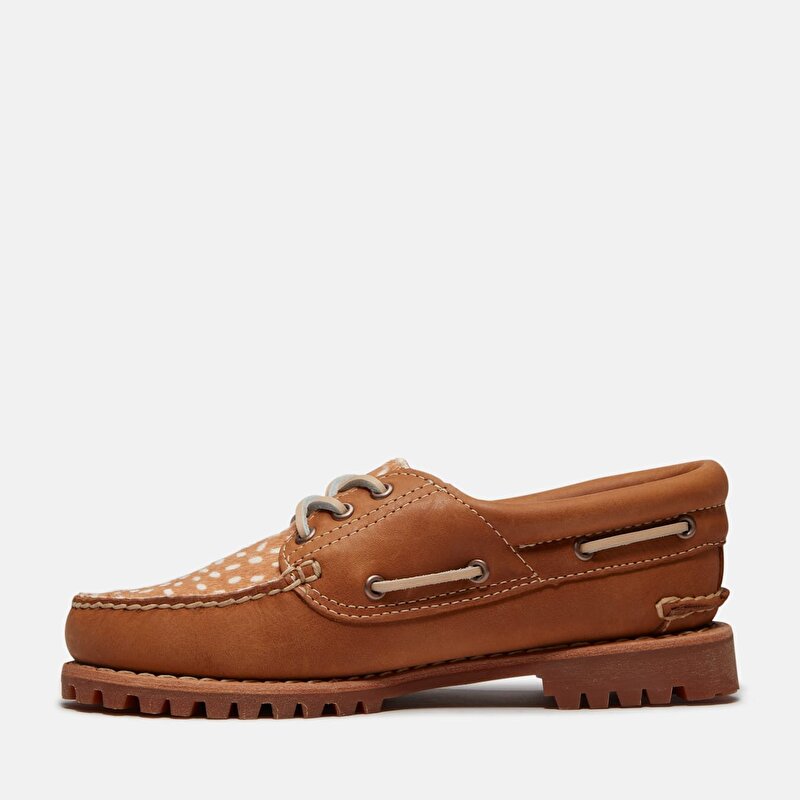 Kadın Kahverengi/Bej Timberland® Authentic 3 Delikli Tekne Ayakkabısı