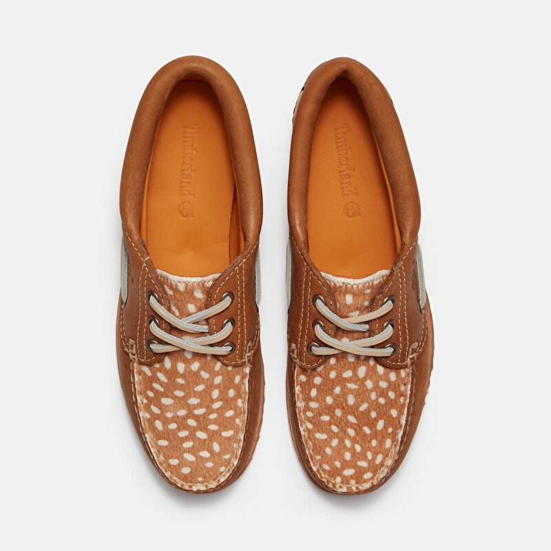 Kadın Kahverengi/Bej Timberland® Authentic 3 Delikli Tekne Ayakkabısı
