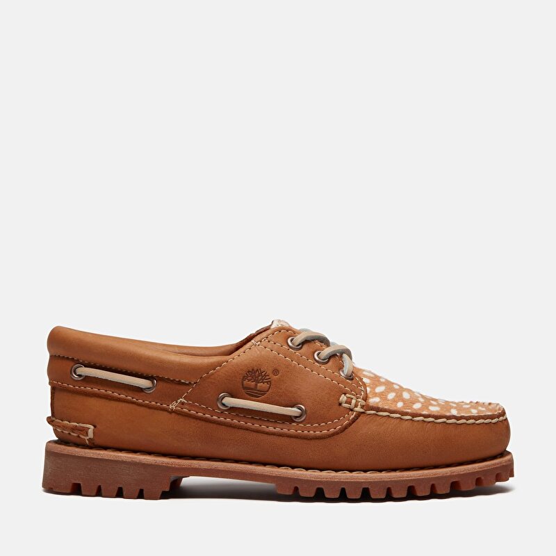 Kadın Kahverengi/Bej Timberland® Authentic 3 Delikli Tekne Ayakkabısı