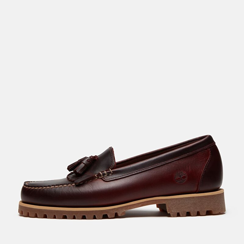 Erkek Bordo Timberland® Authentic Püsküllü Loafer