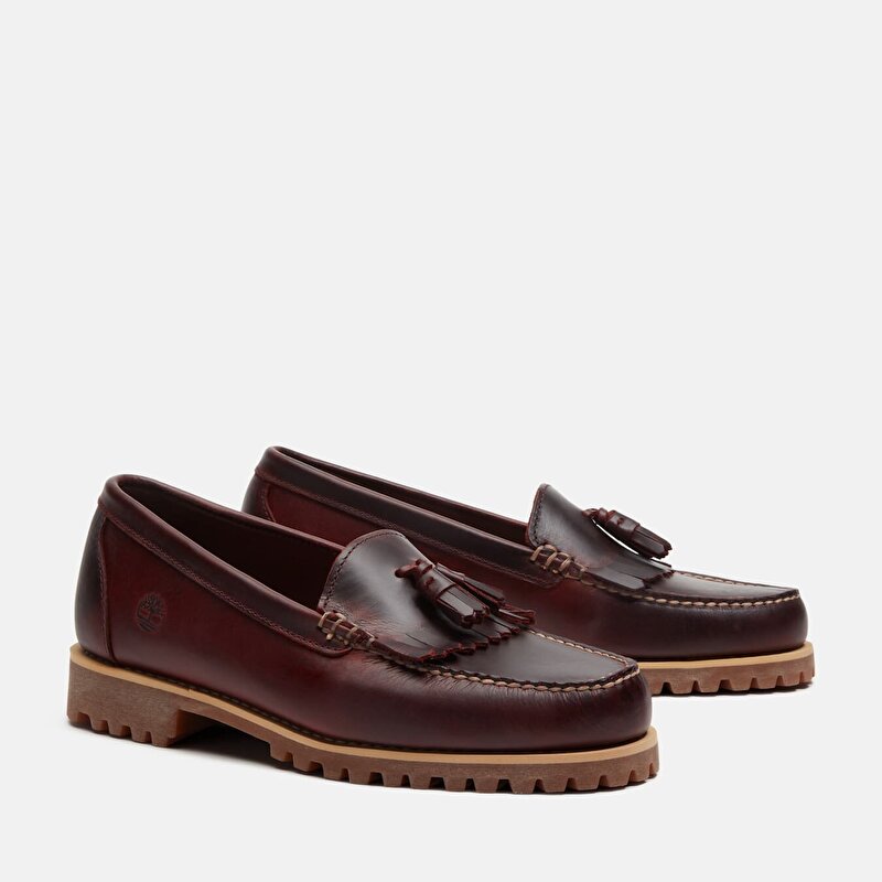 Erkek Bordo Timberland® Authentic Püsküllü Loafer