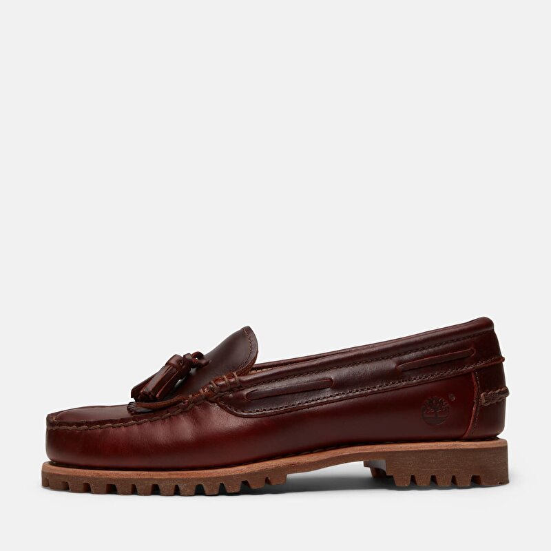 Kadın Bordo Timberland® Authentic Püsküllü Loafer
