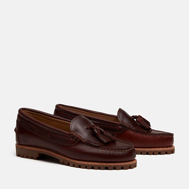 Kadın Bordo Timberland® Authentic Püsküllü Loafer
