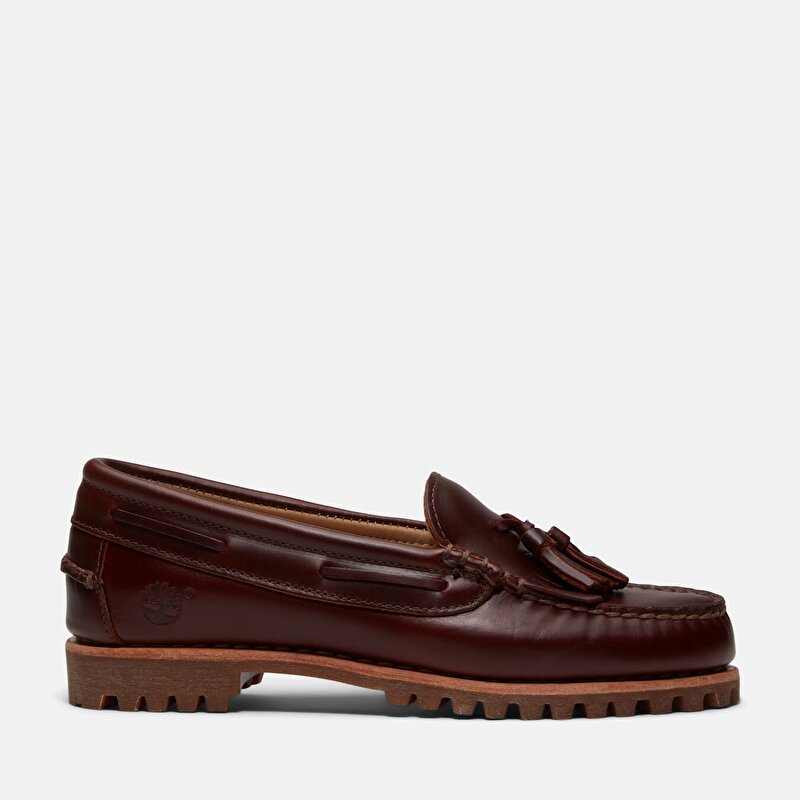 Kadın Bordo Timberland® Authentic Püsküllü Loafer