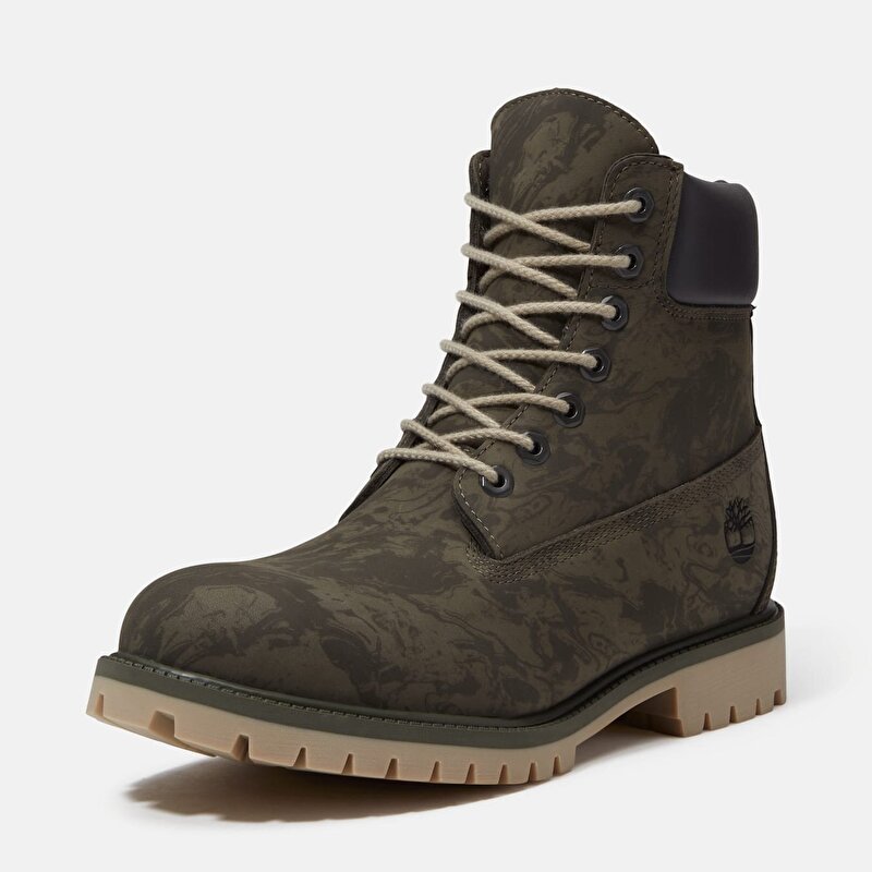 Erkek Koyu Yeşil Timberland® Heritage 6 İnç Su Geçirmez Bot