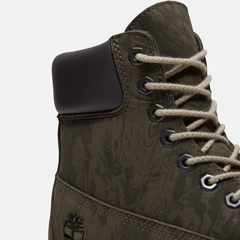Erkek Koyu Yeşil Timberland® Heritage 6 İnç Su Geçirmez Bot