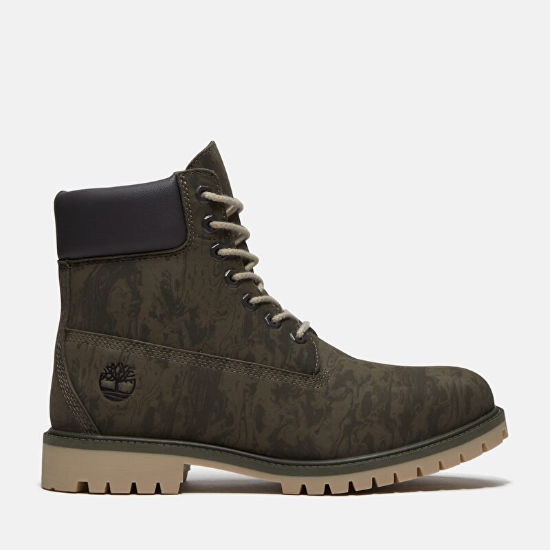 Erkek Koyu Yeşil Timberland® Heritage 6 İnç Su Geçirmez Bot