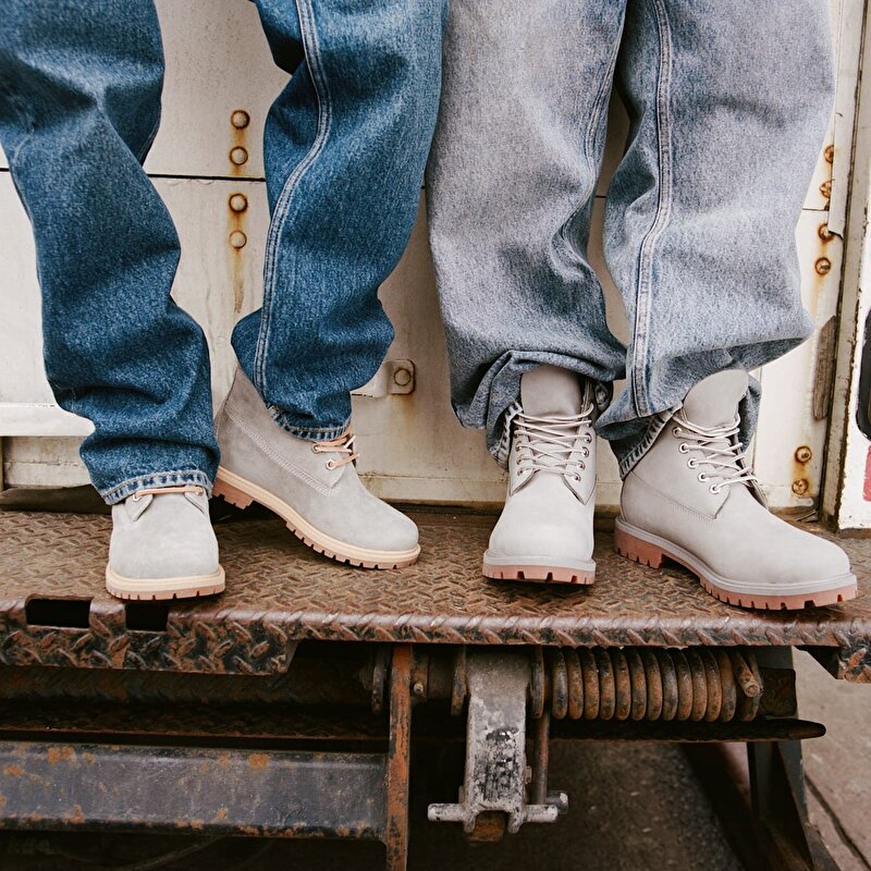Kadın Gri Timberland® Premium 6 İnç Bot