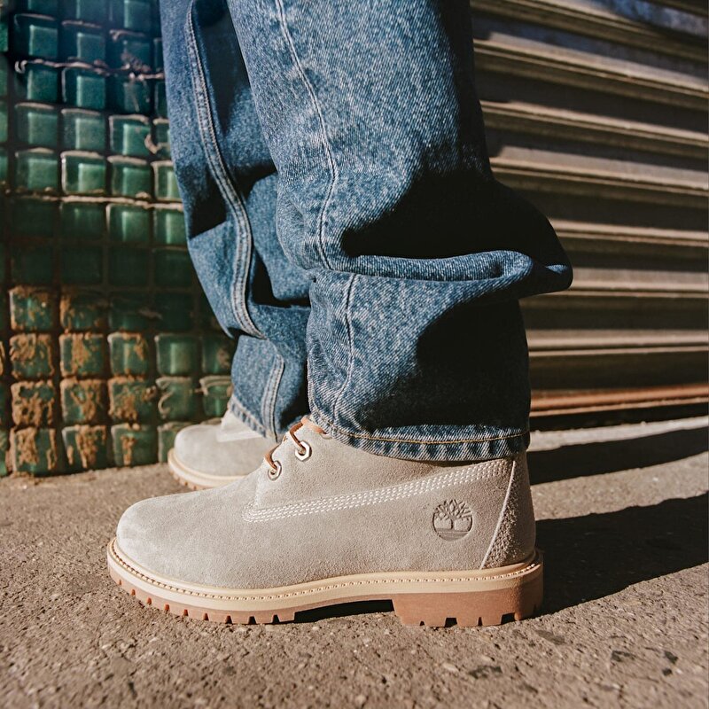 Kadın Gri Timberland® Premium 6 İnç Bot
