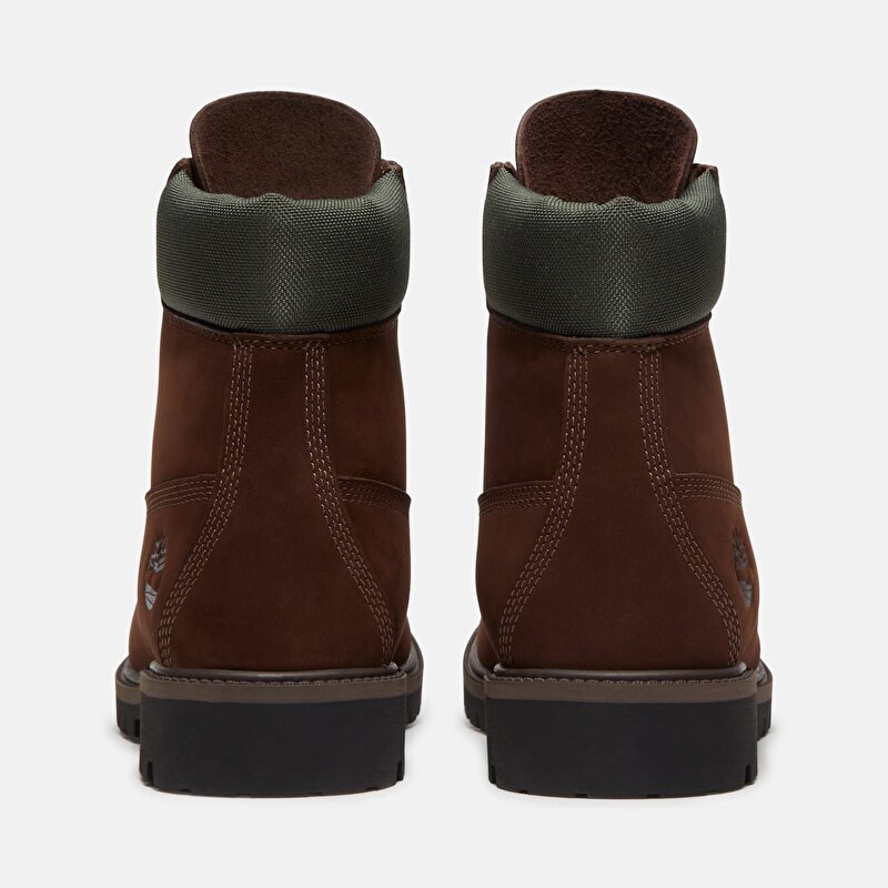 Erkek Koyu Kahverengi/Sarı Timberland® Heritage 6 İnç Su Geçirmez Bot
