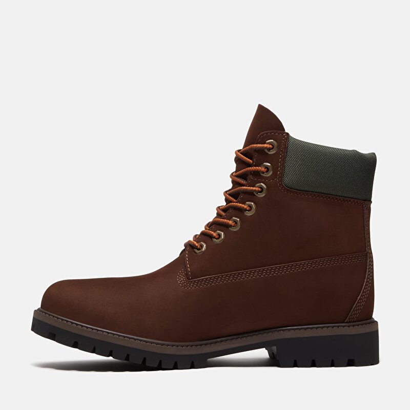 Erkek Koyu Kahverengi/Sarı Timberland® Heritage 6 İnç Su Geçirmez Bot