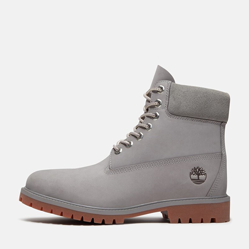 Erkek Gri Timberland® Heritage 6 İnç Su Geçirmez Bot