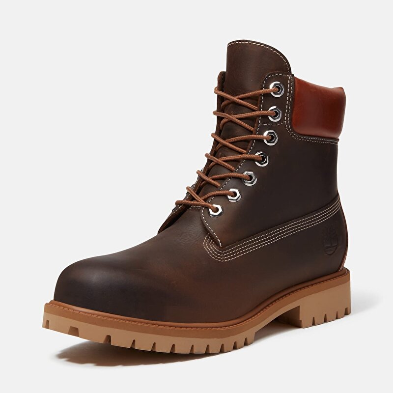 Erkek Koyu Kahverengi Timberland Heritage 6 Inch GTX Bot