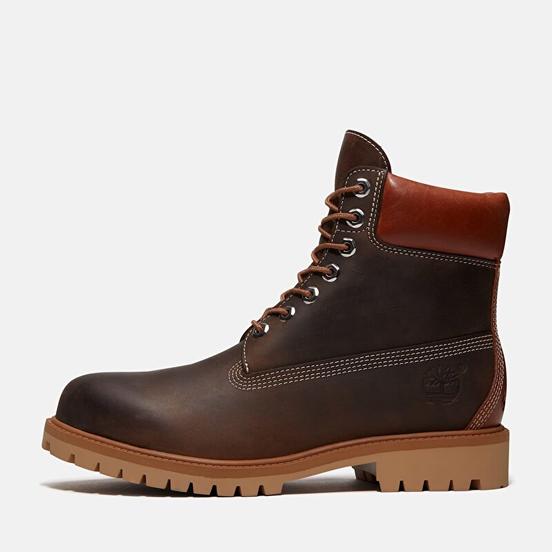 Erkek Koyu Kahverengi Timberland Heritage 6 Inch GTX Bot