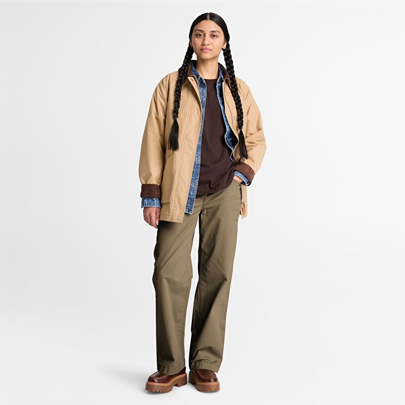 Kadın Koyu Yeşil Crafted Utility Pantolon