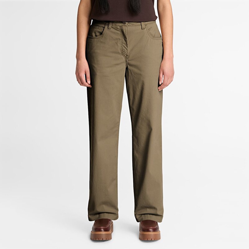 Kadın Koyu Yeşil Crafted Utility Pantolon