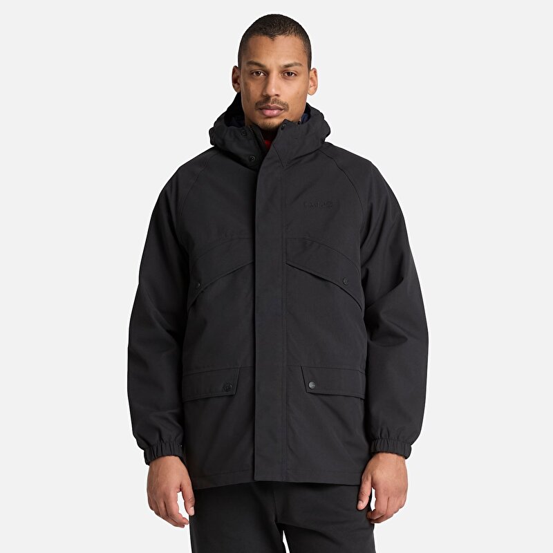 Erkek Siyah Weatherline Archive Inspired Parka