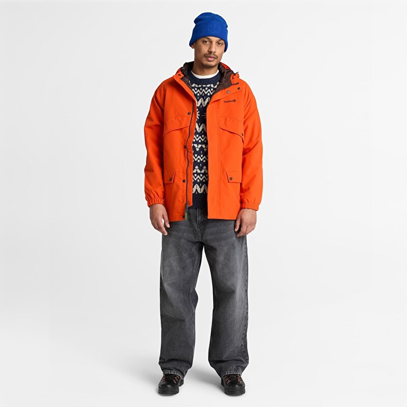 Erkek Turuncu Weatherline Archive Inspired Parka