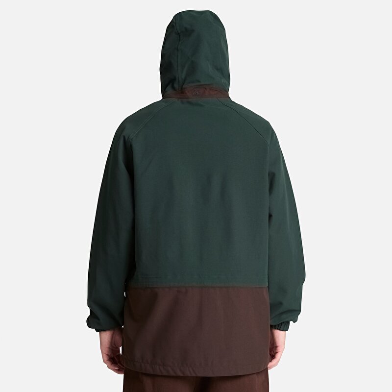 Erkek Koyu Yeşil/Koyu Kahverengi Weatherline Archive Inspired Parka