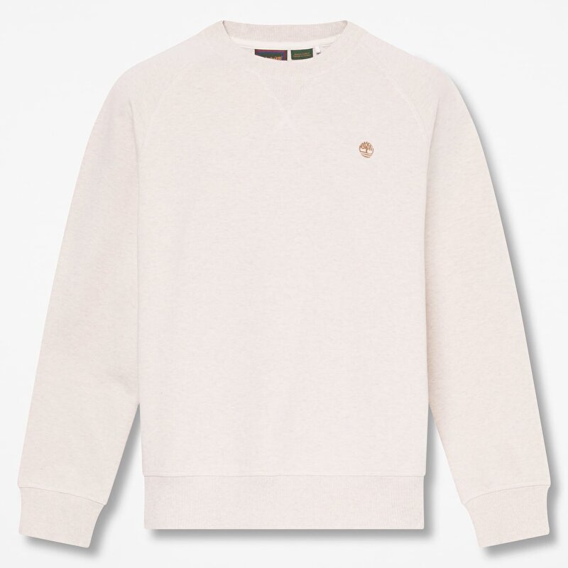 Erkek Açık Bej Exeter River Bisiklet Yaka Sweatshirt