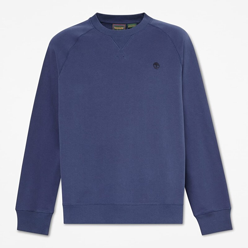 Erkek Koyu Mavi Exeter River Bisiklet Yaka Sweatshirt