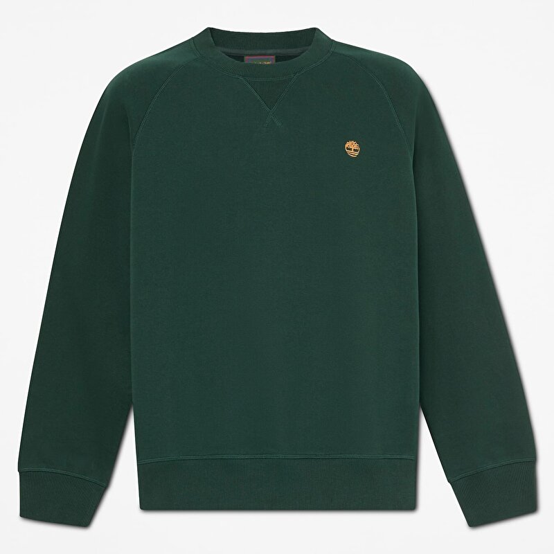 Erkek Koyu Yeşil Exeter River Bisiklet Yaka Sweatshirt