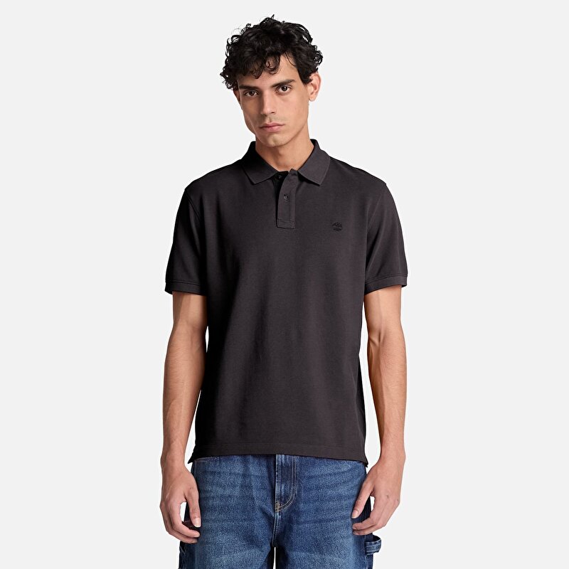 Erkek Siyah Millers River Kısa Kollu Polo