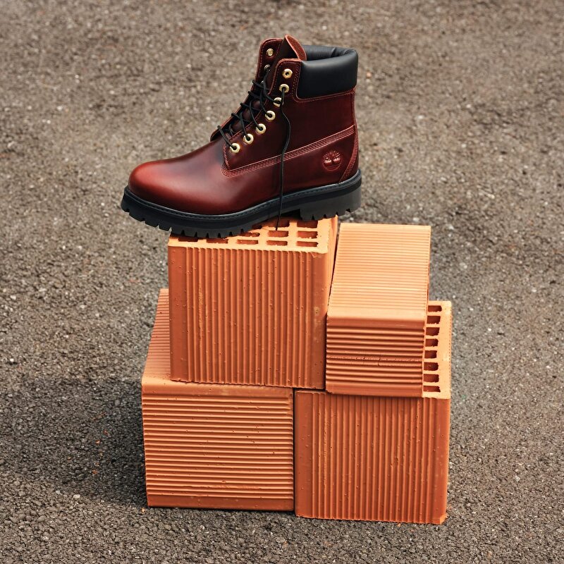 Erkek Bordo Timberland® Heritage 6 İnç Su Geçirmez Bot