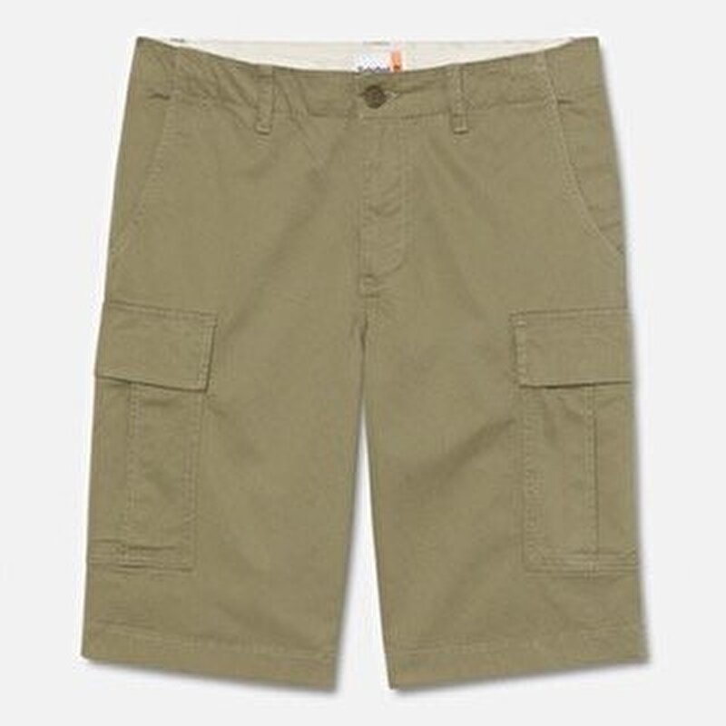 Erkek Yeşil Brookline Twill Kargo Şort
